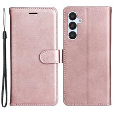  Samsung Galaxy S23 FE Fodral Solid L&auml;der Ros&eacute;guld - Teknikhallen.se