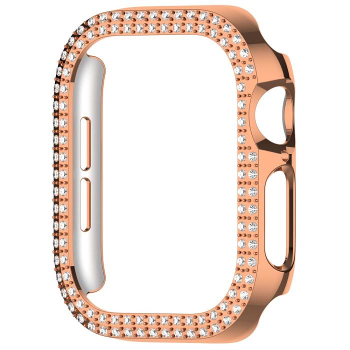 Bild 2,  Apple Watch 10 46 mm Skal Rhinestone Roséguld - Teknikhallen.se