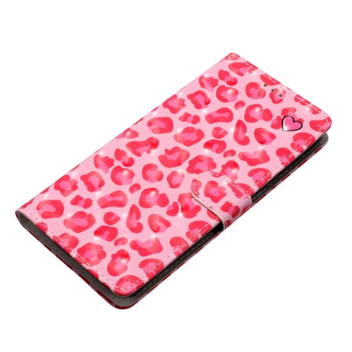 Bild 4,  iPhone 16 Pro Fodral Rosa Leopard Mönster - Teknikhallen.se