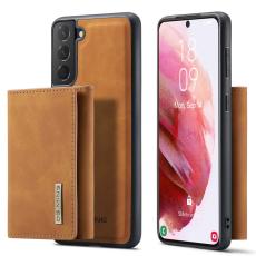 DG.MING DG.MING Galaxy S23 Skal Med Magnetisk Pl&aring;nbok Brun - Teknikhallen.se