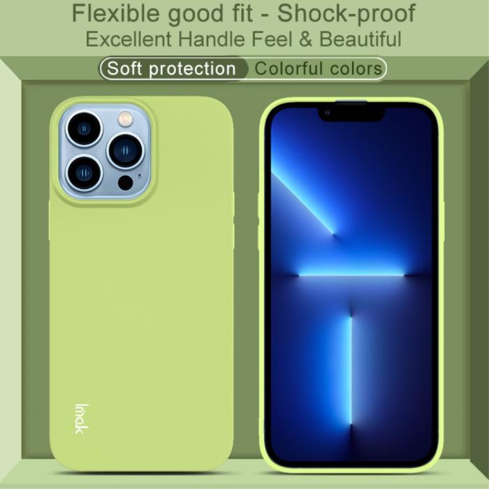 Bild 3, IMAK IMAK iPhone 13 Pro Max Skal Skin Touch TPU Grön - Teknikhallen.se