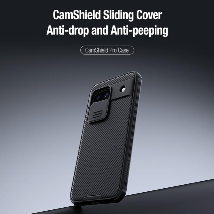 Bild 6, NILLKIN NILLKIN Google Pixel 8A CamShield Pro Skal Blå - Teknikhallen.se