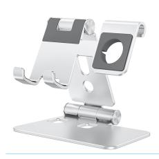 DESIRE2 DESIRE2 Restore Pro Charging Stand For Apple Watch Silver - Teknikhallen.se