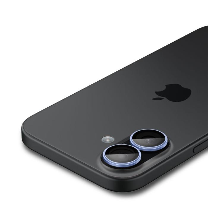 Bild 4, Spigen Spigen iPhone 17/16/16 Plus 2-PACK Linsskydd GLAS.tR 