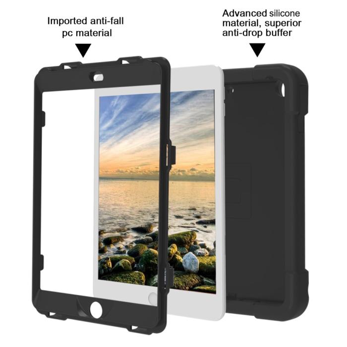 Bild 3,  iPad 10.2 2019/2020/2021 Skal 360 Hybrid Kickstand Svart - Teknikhallen.se