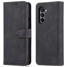 AZNS AZNS Galaxy Z Fold 5 Fodral L&auml;der Svart - Teknikhallen.se