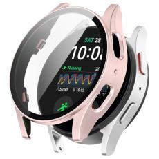  Galaxy Watch 7 40 mm Skal Med Sk&auml;rmskydd Ljus Rosa - Teknikhallen.se