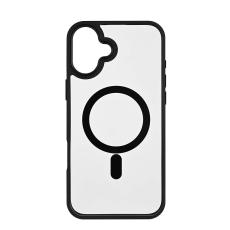 Onsala Onsala iPhone 16 Plus Mobilskal Bumper MagSafe Svart/Transparent - Teknikhallen.se