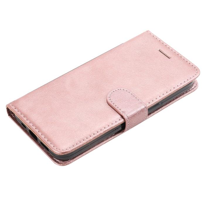 Bild 5,  Samsung Galaxy S23 FE Fodral Solid Läder Roséguld - Teknikhallen.se