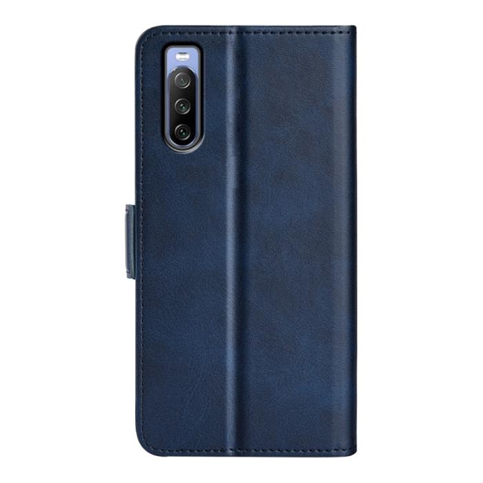Bild 3,  Sony Xperia 10 IV Fodral Magnetisk Stängning Blå - Teknikhallen.se