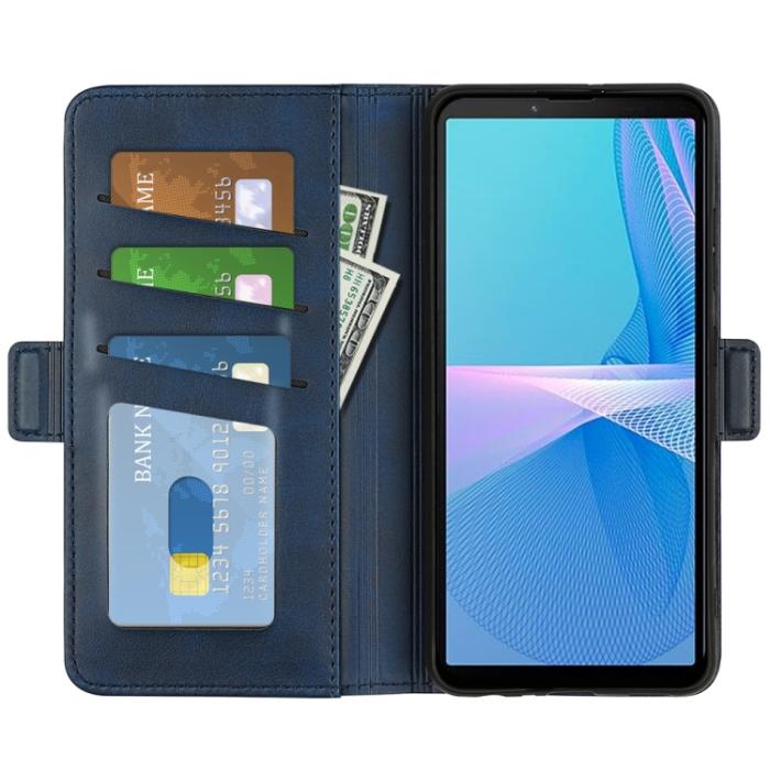 Bild 4,  Sony Xperia 10 IV Fodral Magnetisk Stängning Blå - Teknikhallen.se