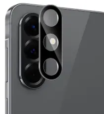  Samsung A57 Linsskydd I H&auml;rdat Glas - Svart - Teknikhallen.se