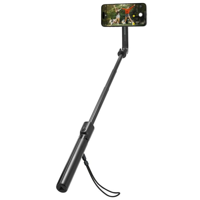 Bild 6, Spigen Spigen 120 cm MagSafe Bluetooth Selfiestick Tripod Svart - Teknikhallen.se