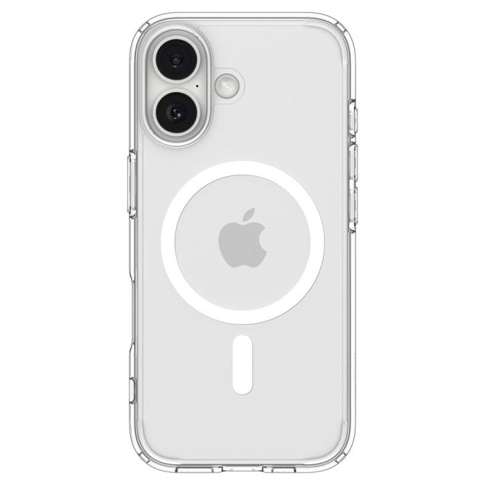 Bild 2, Spigen Spigen iPhone 17 Skal MagSafe Ultra Hybrid Transparent/Vit - Teknikhallen.se