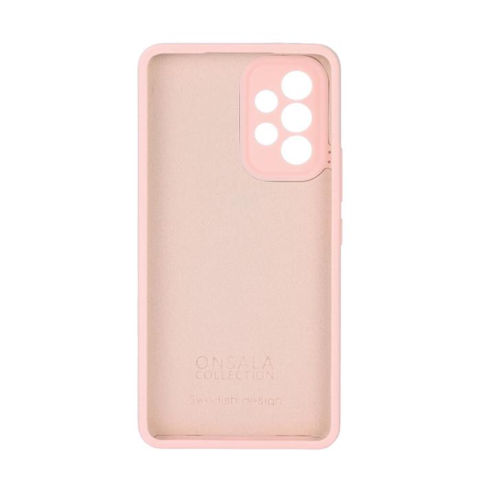 Bild 3, Onsala ONSALA Samsung Galaxy A53 Mobilskal Silikon Kritrosa - Teknikhallen.se