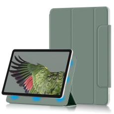  Google Pixel Tablet Fodral 2in1 Magnet Tri-Fold Gr&ouml;n - Teknikhallen.se