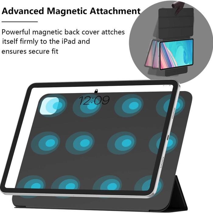 Bild 6,  Google Pixel Tablet Fodral 2in1 Magnet Tri-Fold Lila - Teknikhallen.se
