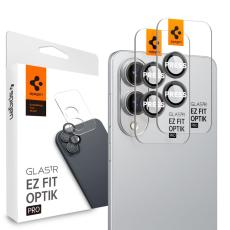 Spigen Spigen Galaxy S25 Edge 2-PACK Linsskydd GLAS.tR "Ez Fit" Svart - Teknikhallen.se