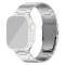  Apple Watch 42/44/45/49 Klockarmband Metall Silver - Teknikhallen.se