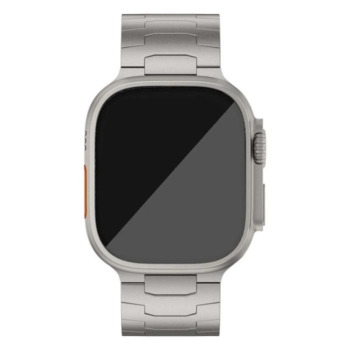 Bild 3,  Apple Watch 42/44/45/46/49 mm Klockarmband Metall Titanium - Teknikhallen.se