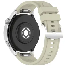  Klockarmband 22 mm Quick Release Silikon Gr&aring; - Teknikhallen.se
