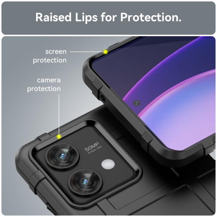 Bild 6,  Motorola Edge 40 Neo 5G Skal Robust Svart - Teknikhallen.se