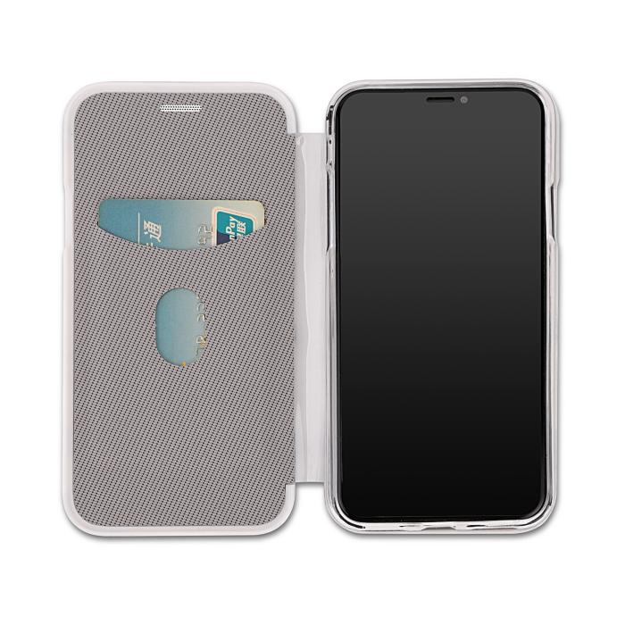 Bild 4,  iPhone X/Xs Plånboksfodral - Marble White - Teknikhallen.se