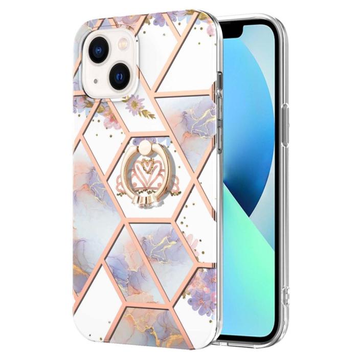 Bild 2,  iPhone 15 Skal Marmor Ring Krona - Teknikhallen.se