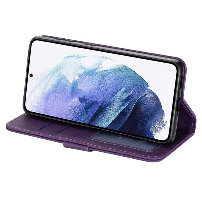 Bild 3,  Samsung Galaxy S23 Plus Fodral Multifunktionell Lila - Teknikhallen.se