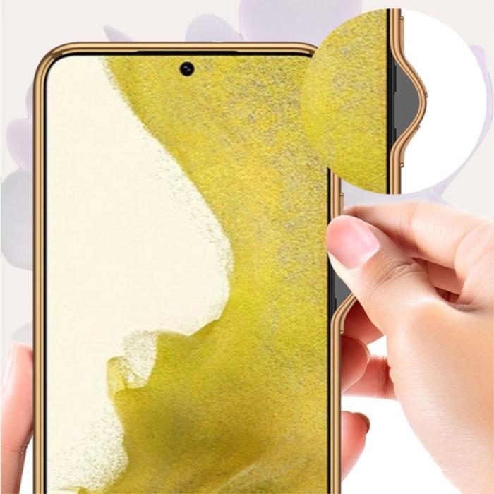 Bild 2, GKK GKK Galaxy S24 Plus Skal Härdat Glas Electroplate Korsmönster - Teknikhallen.se