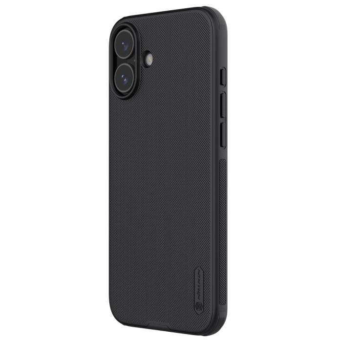 Bild 2, NILLKIN NILLKIN iPhone 16 Skal Frosted Shield Pro Svart - Teknikhallen.se