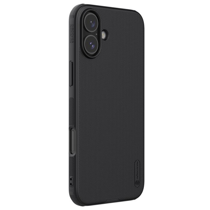 Bild 3, NILLKIN NILLKIN iPhone 16 Skal Frosted Shield Pro Svart - Teknikhallen.se