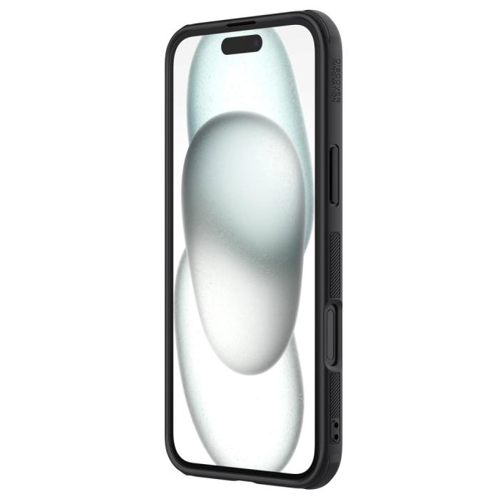 Bild 5, NILLKIN NILLKIN iPhone 16 Skal Frosted Shield Pro Svart - Teknikhallen.se