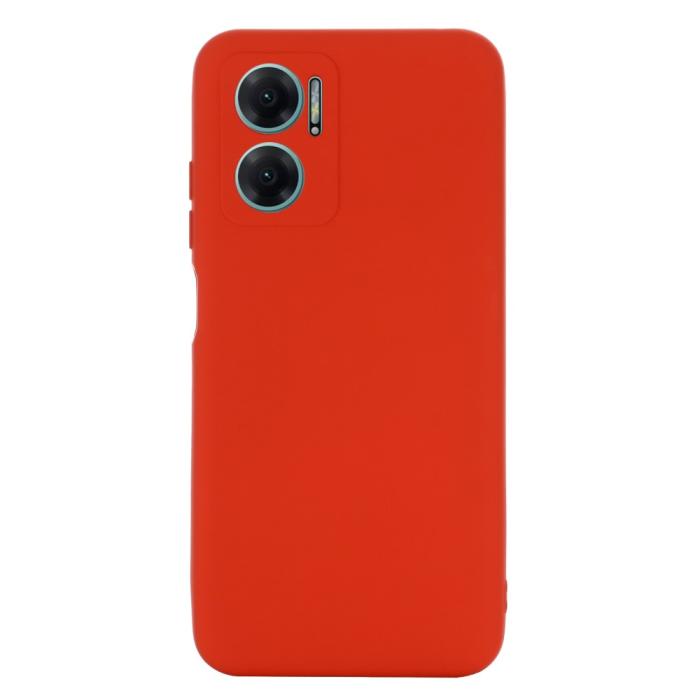 Bild 3,  Xiaomi Redmi 10 5G Skal Liquid Silikon Röd - Teknikhallen.se