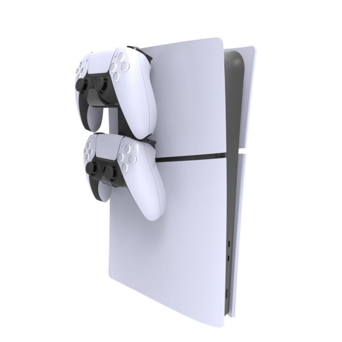 Bild 4,  Fäste För PS5/Xbox X Handkontroll / Headset Svart - Teknikhallen.se