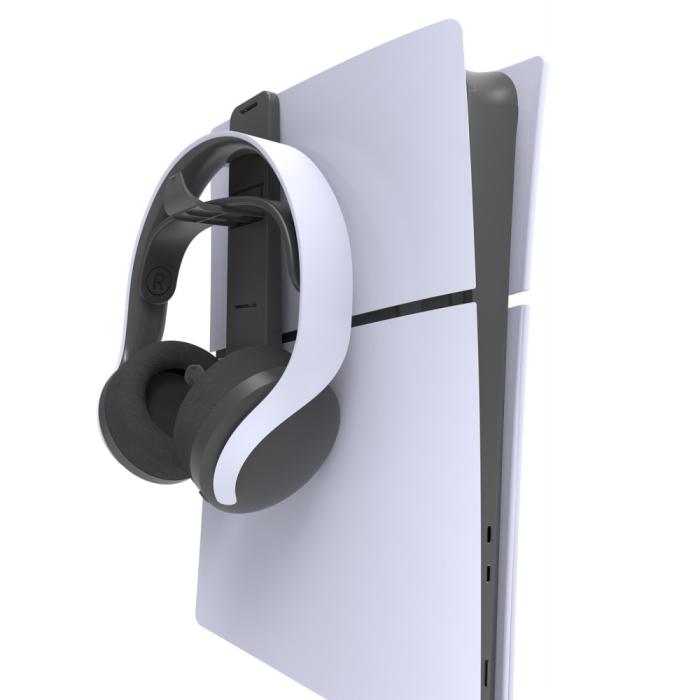 Bild 6,  Fäste För PS5/Xbox X Handkontroll / Headset Svart - Teknikhallen.se