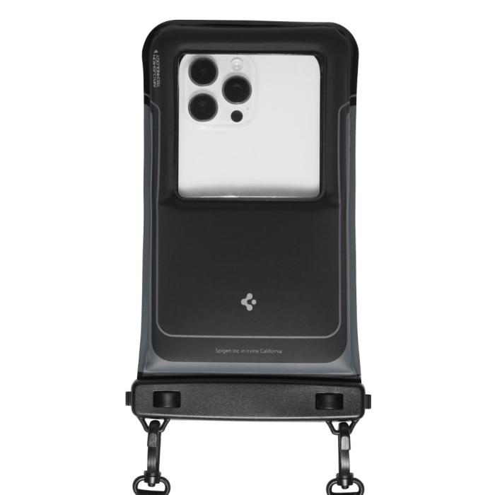 Bild 3, Spigen Spigen 2-PACK Universal Vattentät Påse / Mobilväska Svart - Teknikhallen.se