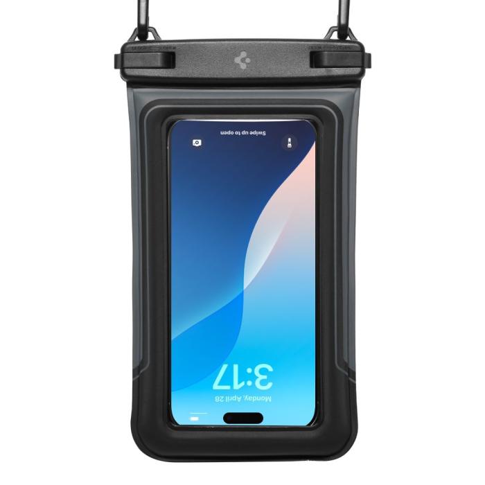 Bild 4, Spigen Spigen 2-PACK Universal Vattentät Påse / Mobilväska Svart - Teknikhallen.se