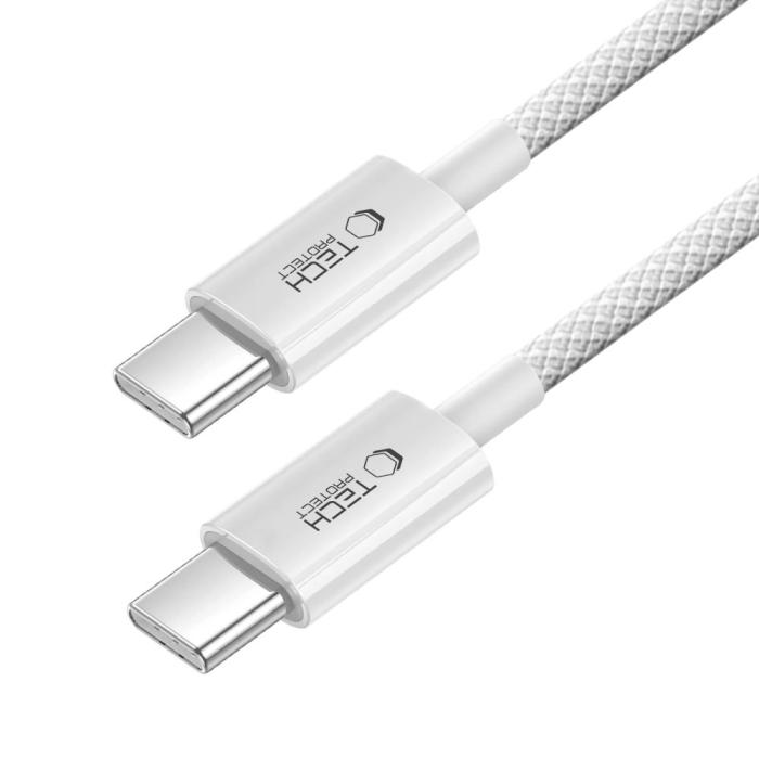 Bild 2, Tech-Protect Tech-Protect 2m 60W/3A PD USB-C-USB-C Kabel UltraBoost - Teknikhallen.se