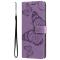  Samsung Galaxy S22 Ultra Fodral Tryck Butterfly Lila - Teknikhallen.se