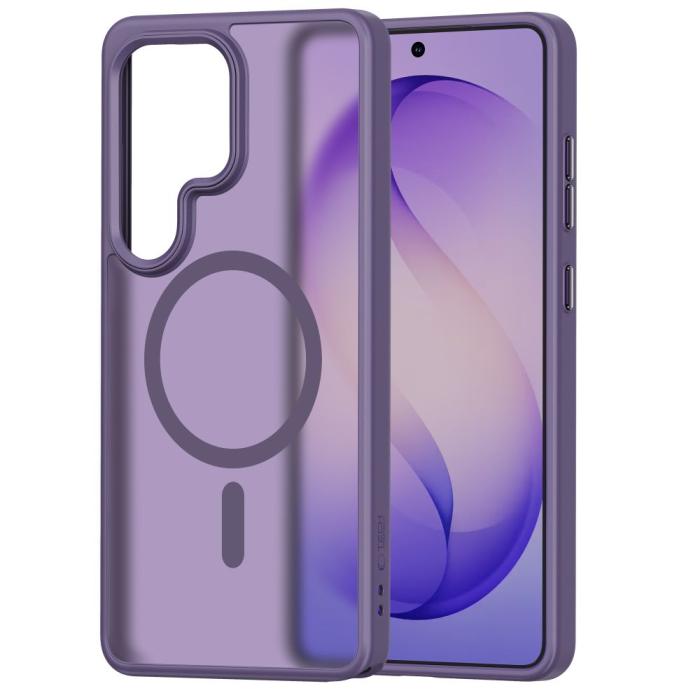 Bild 2, Tech-Protect Tech-Protect Galaxy S26 Ultra Skal MagSafe MagMat Cobalt Violet - Teknikhallen.se