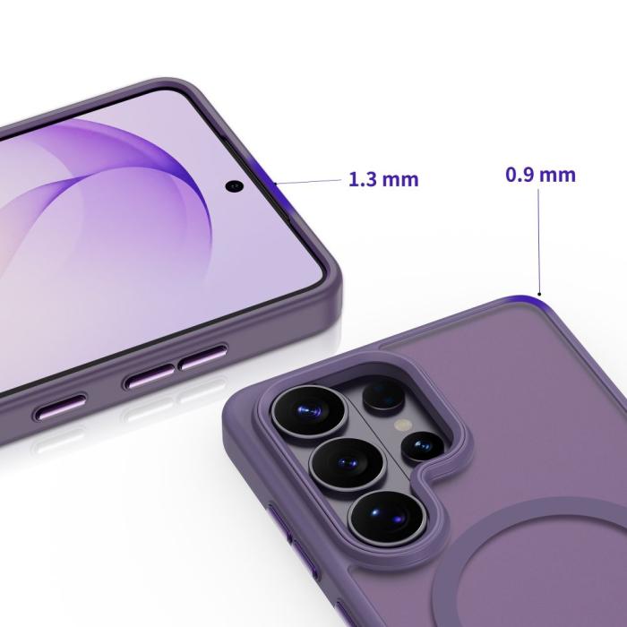 Bild 3, Tech-Protect Tech-Protect Galaxy S26 Ultra Skal MagSafe MagMat Cobalt Violet - Teknikhallen.se