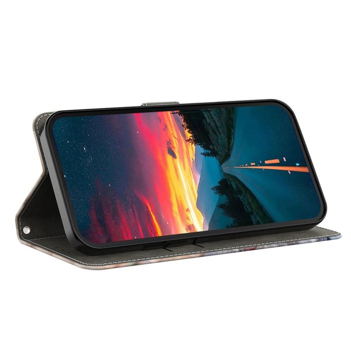 Bild 3,  Samsung Galaxy S25 Fodral Läder Peach Blossom - Teknikhallen.se
