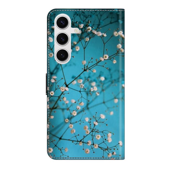 Bild 6,  Samsung Galaxy S25 Fodral Läder Peach Blossom - Teknikhallen.se