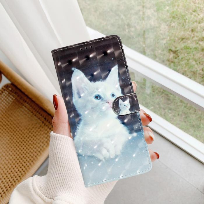 Bild 5,  iPhone 16 Pro Fodral Med Tryck Vit Katt - Teknikhallen.se