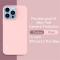 IMAK IMAK iPhone 13 Pro Max Skal Skin Touch TPU Ljus Rosa - Teknikhallen.se