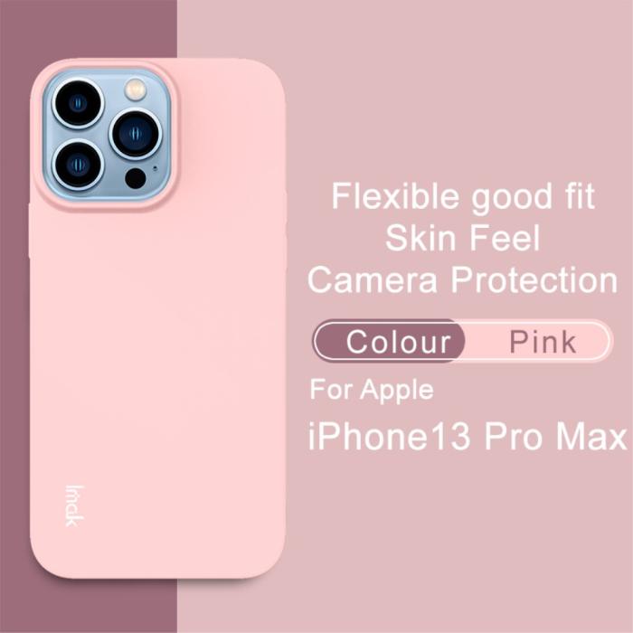Bild 2, IMAK IMAK iPhone 13 Pro Max Skal Skin Touch TPU Ljus Rosa - Teknikhallen.se