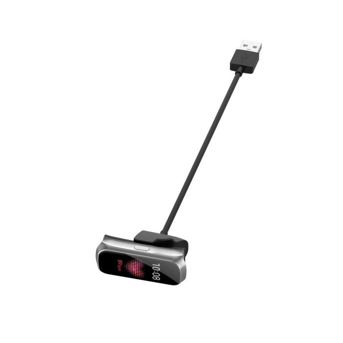 Bild 2,  USB Laddare 100 cm Samsung Galaxy Fit 2 SM-R220 Svart - Teknikhallen.se