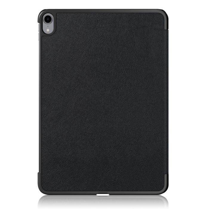 Bild 3,  iPad Air 2026-2020 Fodral Tri-Fold Litchi Svart - Teknikhallen.se