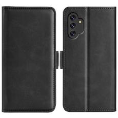  Samsung Galaxy A13 4G Fodral Magnetisk St&auml;ngning Svart - Teknikhallen.se
